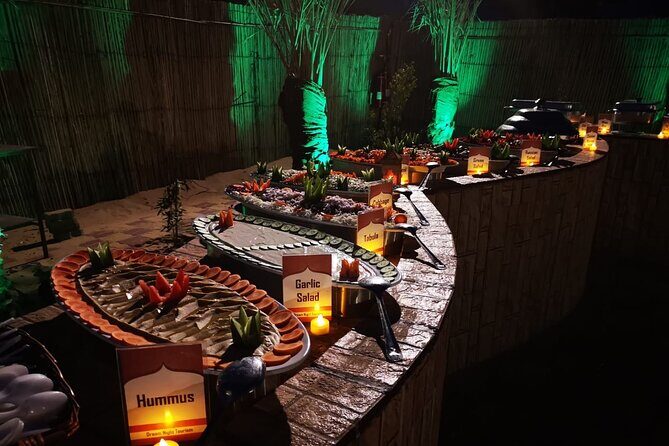 Dubai Desert Safari with Quad Bike, Camel Ride, Dinner and Shows - The camp scene: sheesha lounge, photos, and traditional dress