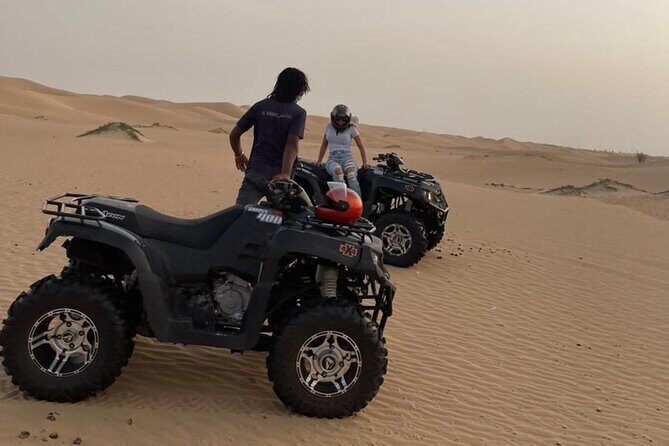 Dubai Desert Safari with Quad Bike, Camel Ride, Dinner and Shows - The red dunes: dune bashing is the main character