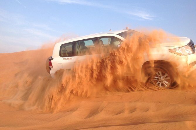 Dubai Desert Safari with Quad Bike & Dune Bashing & Camel Ride & BBQ Dinner - The Desert Camp Dinner: BBQ Buffet, Shisha, and Live Shows