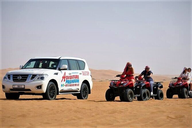 Dubai Desert Safari with Quad Bike, Dune Bashing, Camel Ride, Sand Boarding &BBQ - Key highlights worth knowing