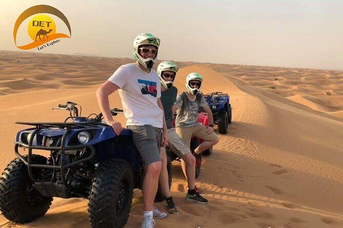Dubai Desert Safari with Quad Bike, sandboarding, live show & BBQ - 30-minute quad bike self-drive: control your own speed