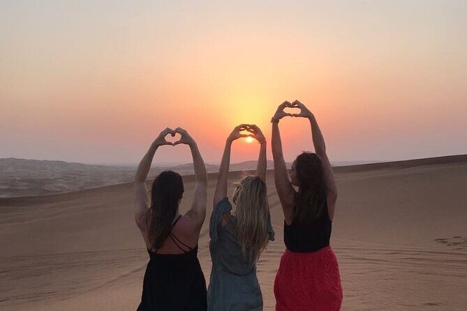Dubai Desert Safari with Quad Biking - A quick camel-farm stop and the build-up to Bedouin camp