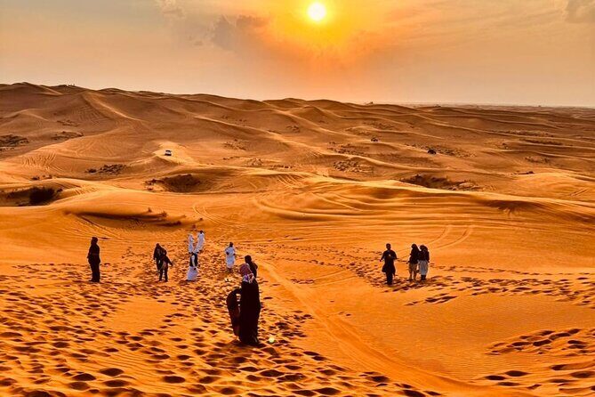 Dubai Desert Safari:BBQ Dinner, Dune Bashing & Live Entertainment - Camp time: what the BBQ dinner buffet actually feels like