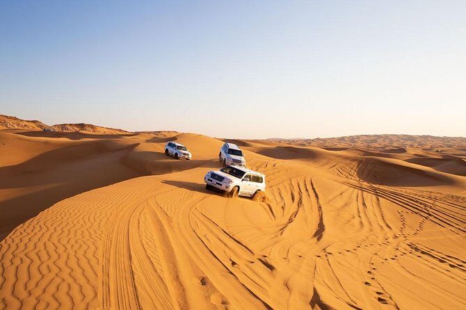 Dubai Desert Trail: Guided Quad/Polaris ATV & Red Dunes Safari - Pickup coverage: Dubai, Sharjah, and Ajman