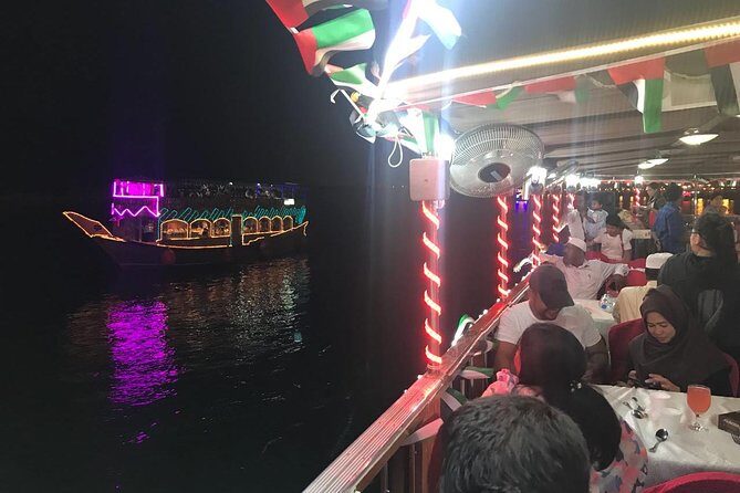 Dubai Dhow Cruise Dinner in Creek - Live Tanura dance and Arabic music: the cultural part of the evening