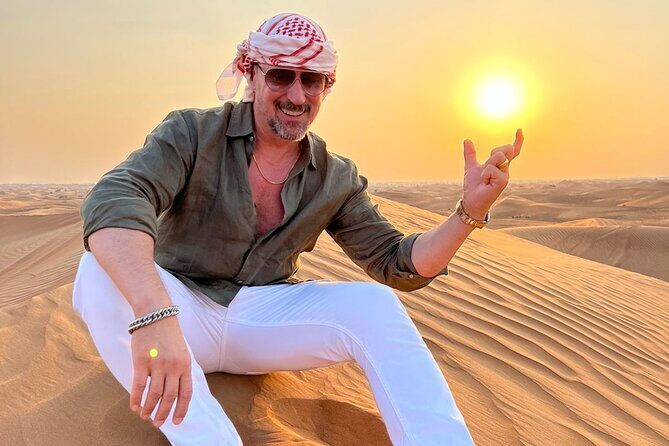 Dubai Dune Bashing with Camel Ride, Sandboarding & BBQ Dinner - The Desert Photo Stop: Quick, Included, and Often Worth It