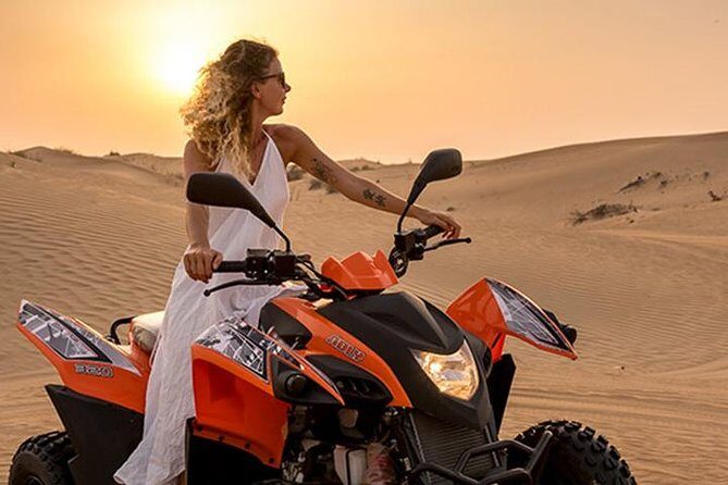 Dubai Evening 4x4 Desert Safari ATV Bike ,Camel Ride , BBQ Dinner - Dubai at golden hour: the 3pm-to-dinner rhythm