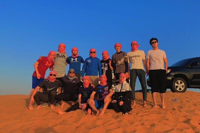 Dubai Evening Desert Safari - Sharing - Pickup, rest break, and the short ride into the dunes