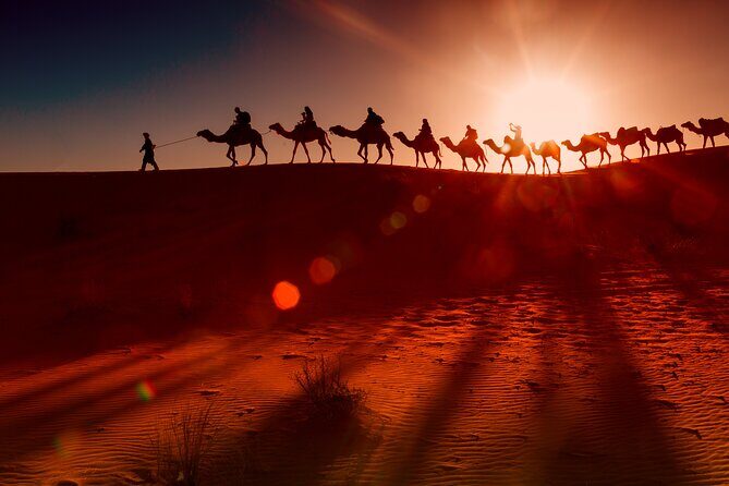 Dubai Evening Desert Safari Tour with Hotel Transfer & Live BBQ - From Conrad pickup to the desert: the 3:30 pm pacing