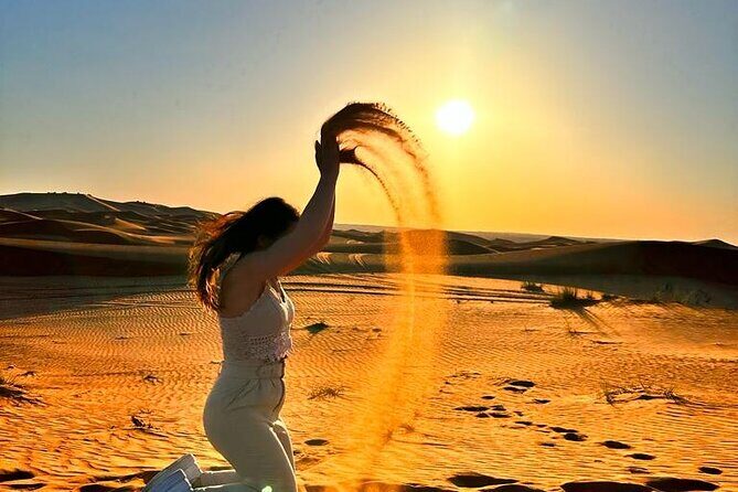 Dubai Evening Desert Safari with Dinner, Camel Ride and Show - Dune Bashing and Sandboarding: The Part Most People Remember