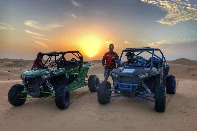 Dubai Evening Desert Safari with Thrilling Dune Buggy Adventure - Dubai Desert at Sunset, Plus Your Own Dune Buggy