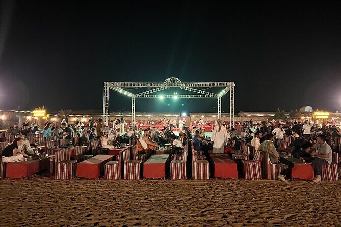 Dubai Evening Safari With Quad Biking VIP BBQ 10 Show Camel Ride - The VIP Desert Camp: Henna, Arabic Costumes, and Waiter Service