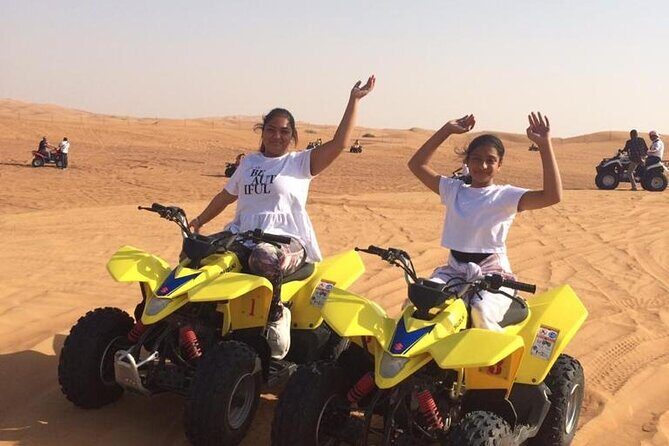 Dubai Evening Safari With Quad Biking VIP BBQ 10 Show Camel Ride - Belly Dancing, Tanura, and Fire Performance: The Show Timing Matters