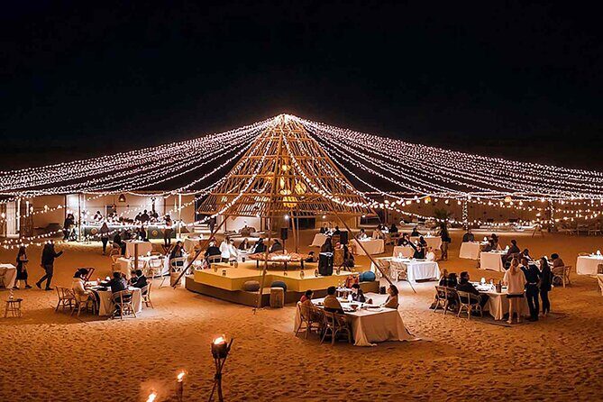 Dubai Experience: Quad bike, BBQ Dinner and Live Show - Air-conditioned Jeep + safety briefing: how they set you up for the ATV