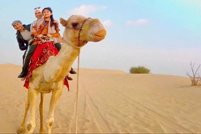 Dubai: Extreme Desert Safari, Camel Ride, Show & BBQ Dinner - Bedouin-Style Camp Time: Camel Riding, Sandboarding, Henna, and Shisha