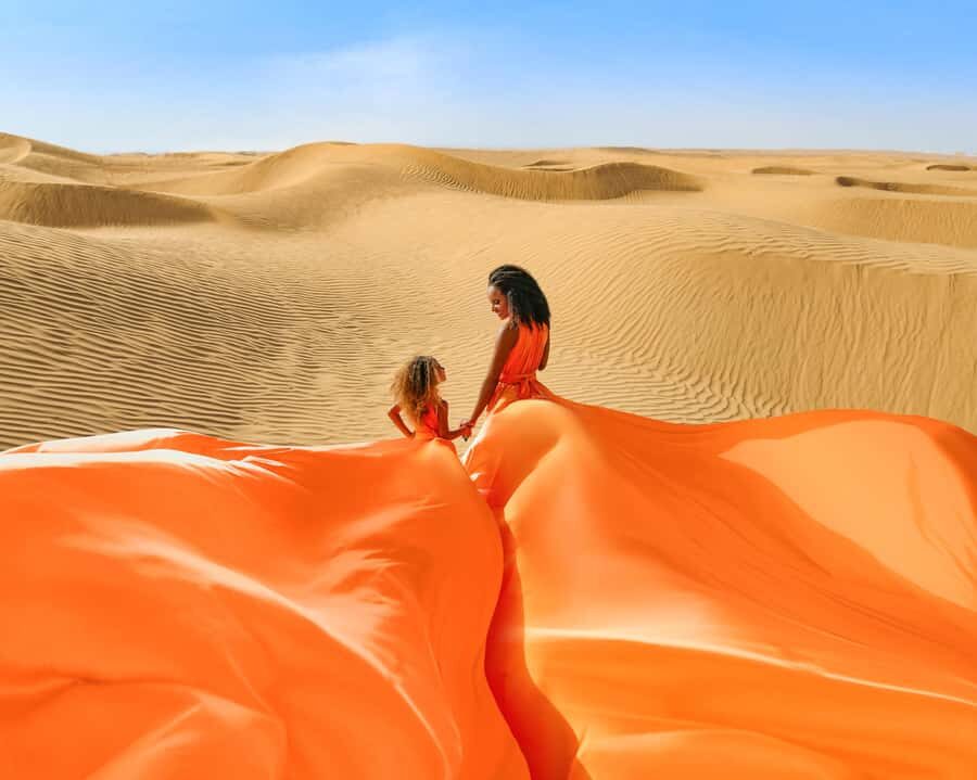 Dubai: Flying Dress Photoshoot Experience - What you get in the photo delivery (and what it means for your gallery)