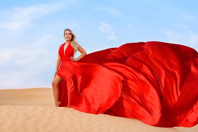 Dubai Flying Dress Private Photoshoot in the Desert - Key Highlights You’ll Care About