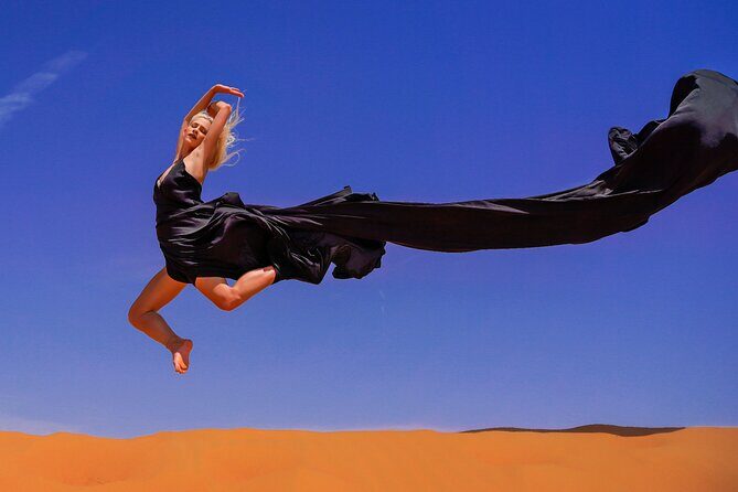 Dubai: Flying Dress with Photography and Exciting Dune Activities - Flying Dress Meets the Dubai Dunes at Lahbab