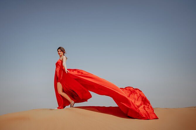 Dubai: Flying Dress with Photography and Exciting Dune Activities - The Photo Shoot: How the Flying Dress Session Actually Works