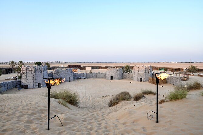 Dubai Fort Lisaili Desert Experience: Camel Ride, BBQ & Transfers - Activities at Fort Lisaili: henna, archery, and your camel ride