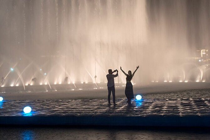 Dubai Fountain Bridge Walk Tickets - Stop 1: The Dubai Fountain Show, Up Close on the Lake