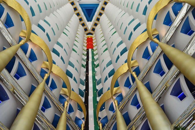 Dubai Frame with the Afternoon Tea at Burj Al Arab with transfers - Burj Al Arab Afternoon Tea: The Lobby-Atrium Setting Is the Main Event