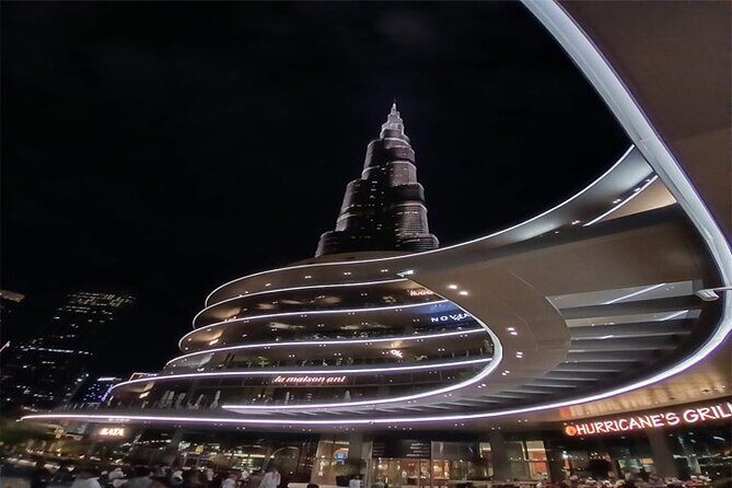 Dubai Full Day City Tour Evening Fountain Show Burj Khalifa - Burj Al Arab, Madinat Jumeirah, and Atlantis: The Drive-Through Route That Saves Time