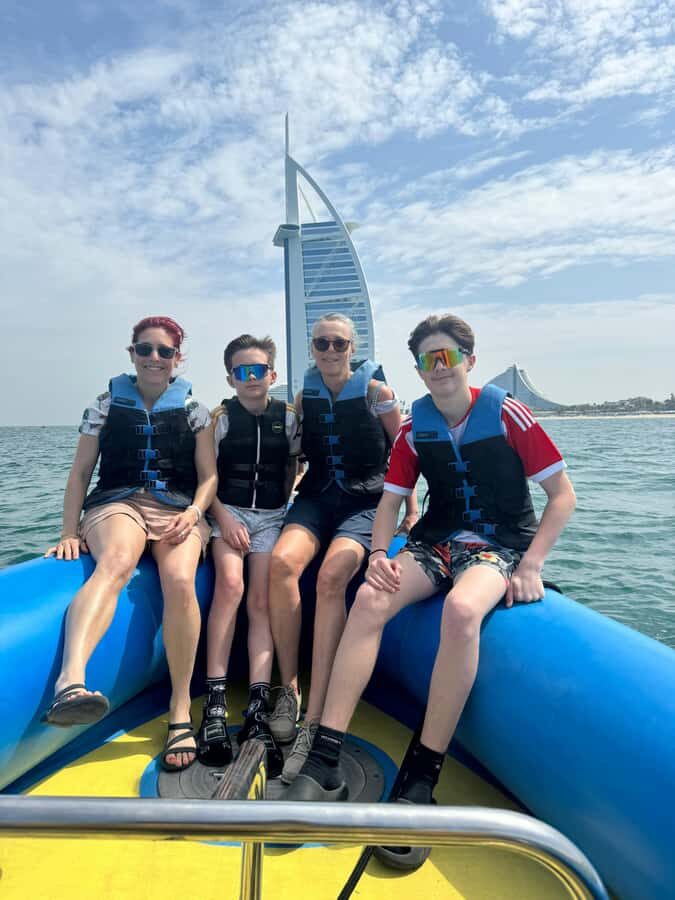 Dubai: Guided Speedboat Tour with City Sights & Ice Cream. - Boarding and the speedboat ride: Nemo RIBcraft in real life