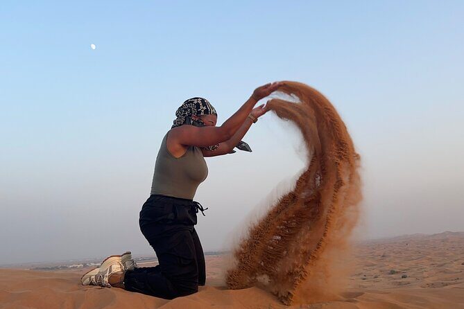Dubai: Half-Day Desert Safari ,Camels & Sunset - Pickup, refreshments, and getting ready without stress