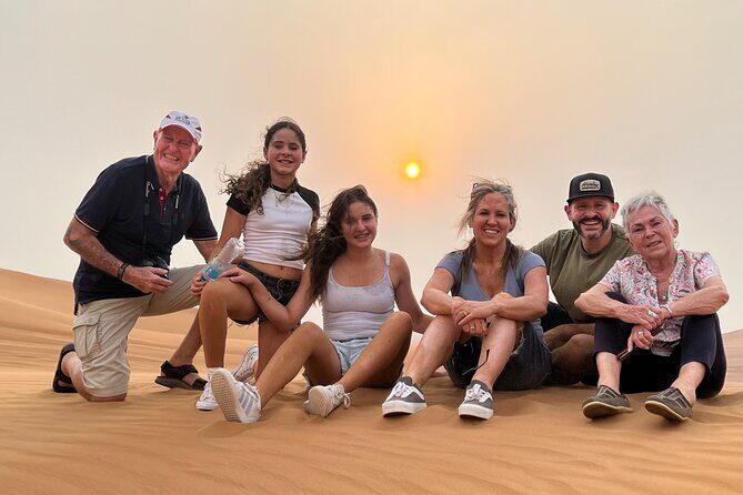 Dubai: Half-Day Desert Safari ,Camels & Sunset - Sandboarding in the red dunes: included, no fuss