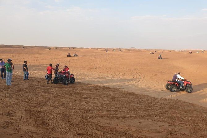 Dubai Half day Desert Safari Quad Bike & Flying Dress Photoshoot - From Dubai to Lahbab: what “shared 4WD pickup” means for your day