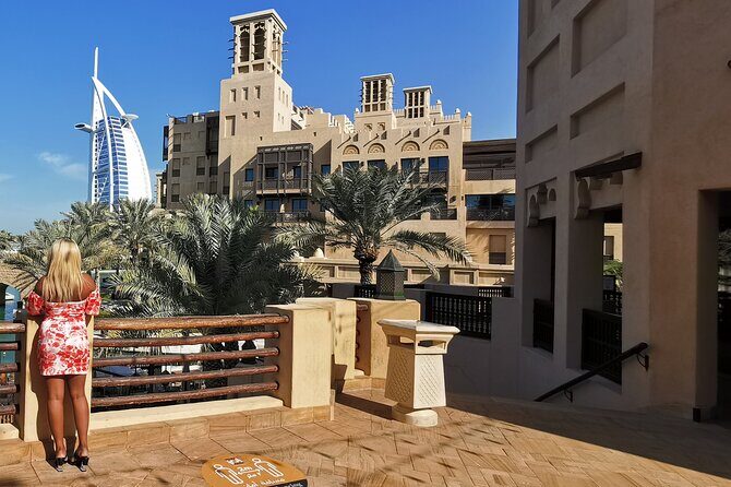 Dubai Half-Day Private Photo Tour . - Souk Madinat Jumeirah: Little Venice canals and hotel-lined style