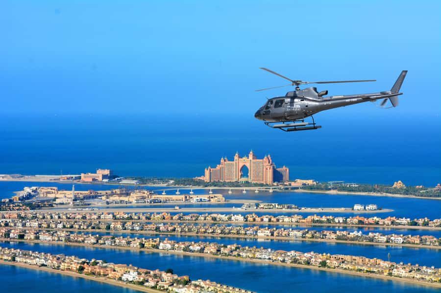 Dubai: Helicopter Ride, Desert Safari, Camels & Refreshments - Dubai in One Stretch: Helicopter High Notes and Lahbab Adrenaline