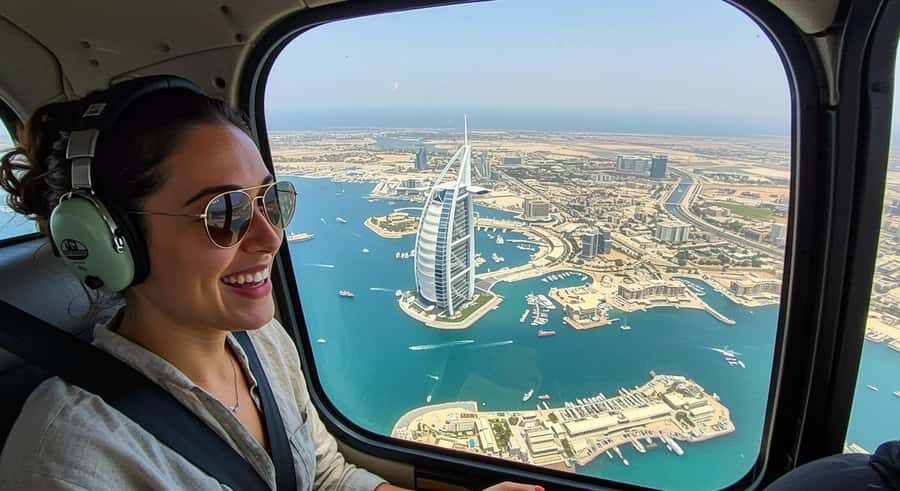 Dubai: Helicopter Ride, Old Town Walking Tour, Abra & Snacks - Who should book—and who should skip this