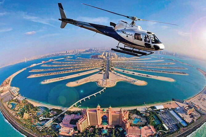 Dubai Helicopter The Vision Tour – 22 Min - A 22-minute helicopter loop that skips the walking math