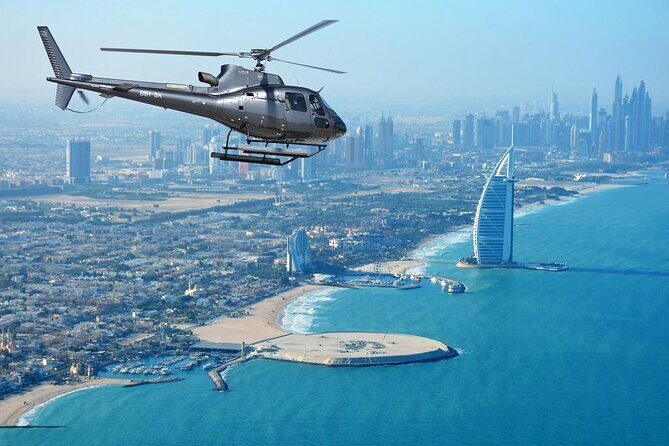 Dubai Helicopter The Vision Tour – 22 Min - Dubai Canal and Dubai Creek: the water system behind the skyline looks better up high