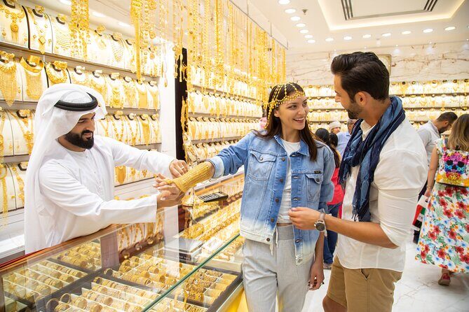 Dubai Highlights with Burj Khalifa visit - Souk Madinat Jumeirah: finishing with color and contrast