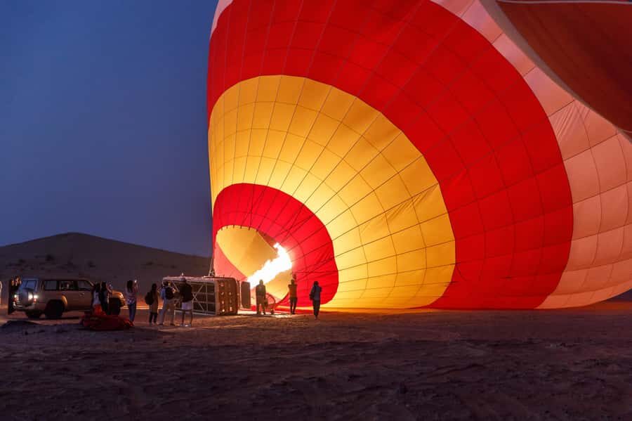 Dubai: Hot Air Balloon Ride & Falcon Show Over the Desert - Key things to know before you go
