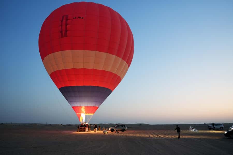 Dubai: Hot Air Balloon Ride with Camel Ride & Falcon Show - Price and value: what $332 really buys you
