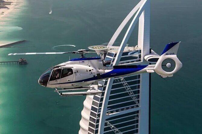Dubai Iconic Helicopter Tour and Dhow Cruise Dinner Marina Combo - Quick Highlights Before You Go