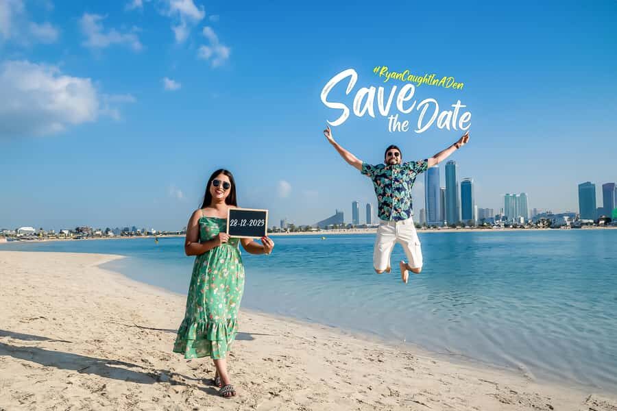 Dubai: JBR Beach Pre Wedding Photoshoot - JBR Beach With Dubai Eye Energy: The Backdrop Why This Works