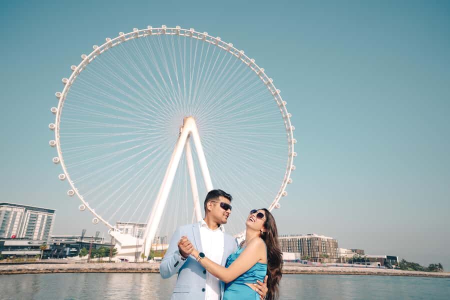 Dubai: JBR Beach Pre Wedding Photoshoot - Stop 1 on JBR Beach: Getting Your First Great Frames Fast