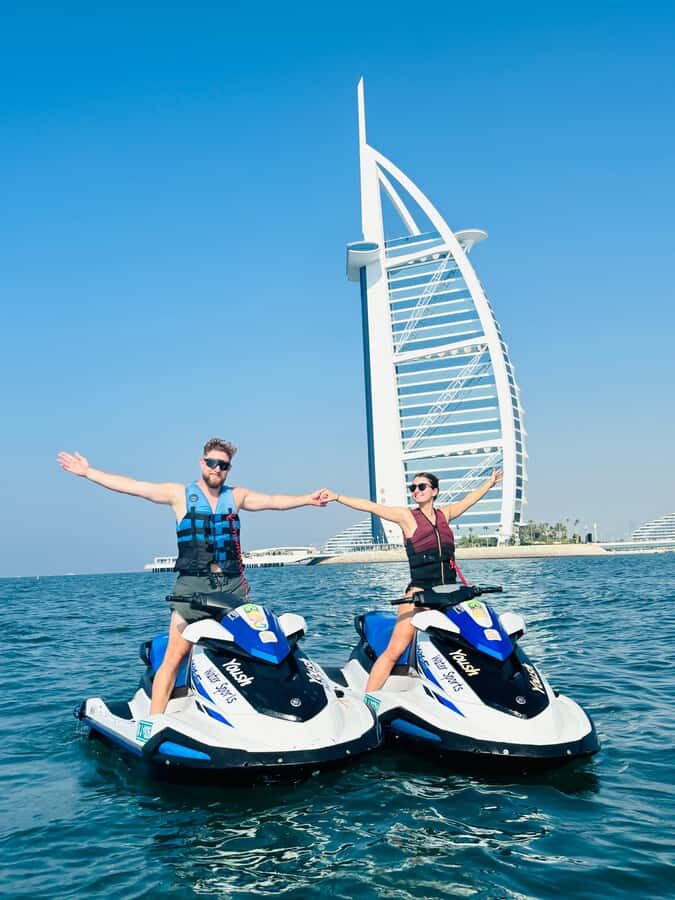 Dubai: Jet Ski 30Min & 30Min Jet Car Burj Al Arab Adventure - The Burj Al Arab Photo and Admire Break