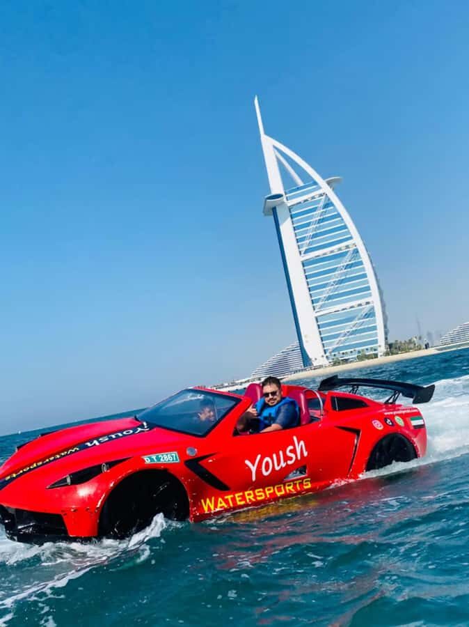 Dubai: Jet Ski 30Min & 30Min Jet Car Burj Al Arab Adventure - Jet Ski Segment: Follow the Instructor Toward Burj Al Arab