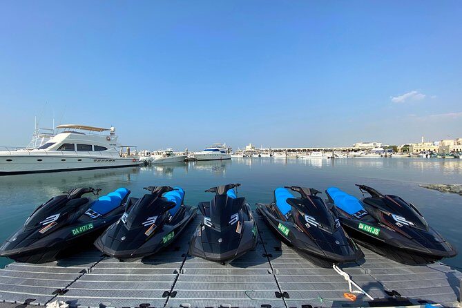 Dubai: Jet ski Adventure Rides Burj Al Arab, Burj Khalifa & Atlantis - Burj Khalifa From the Gulf: Big Views With Less Crowding
