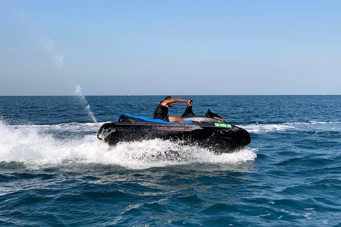Dubai: Jet ski Adventure Rides Burj Al Arab, Burj Khalifa & Atlantis - Burj Al Arab, Palm Jumeirah, and Atlantis: Route Wins and Weather Reality