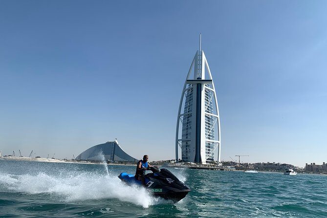 Dubai: Jet ski Adventure Rides Burj Al Arab, Burj Khalifa & Atlantis - How Fast Is It, and Will I Keep Up?