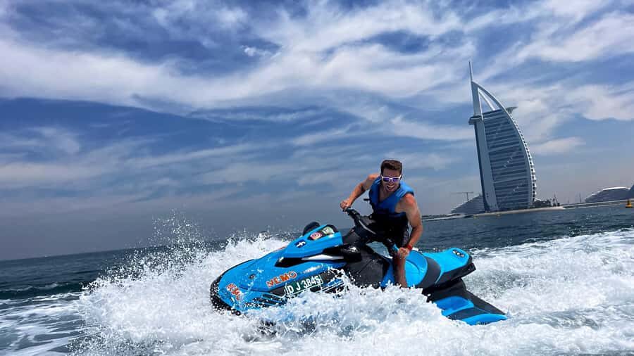 Dubai Jet Ski: Burj Khalifa, Burj Al Arab, Pics & Ice Cream! - The Burj Al Arab moment: why the coast ride is the whole point