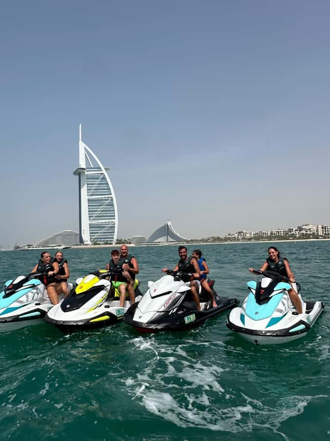 Dubai Jet Ski & Chill? More Like Jet Ski & Thrill! + Coffee - Getting Oriented: Safety briefing, life jackets, and age rules