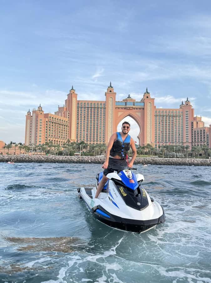 Dubai: Jet Ski Tour of Burj Al Arab & Atlantis the Palm - Getting oriented at Yoush Water Sports Jetski Dubai